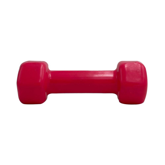 Liga Vinyl Dumbbell Αλτήρας Βινυλίου 1kg (χρώμα ρόζ)